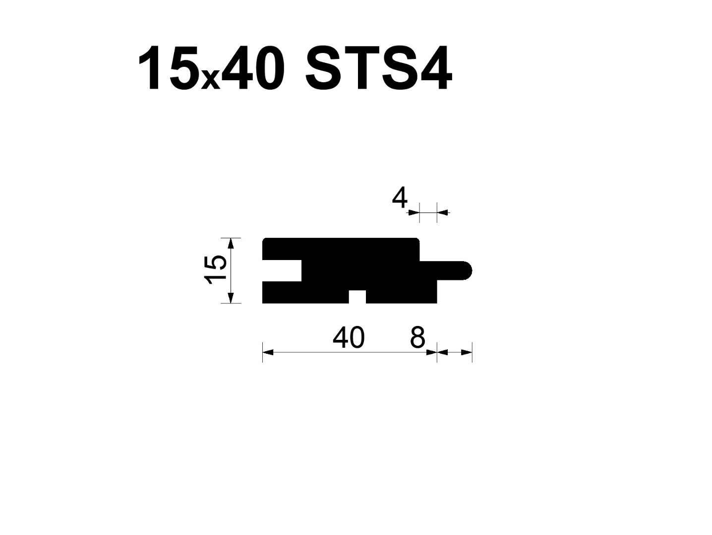 Вагонка STS4 Ольха (ЕА) 15*40*1100